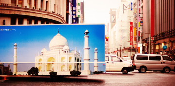 Картинка города токио Япония автомобили движение