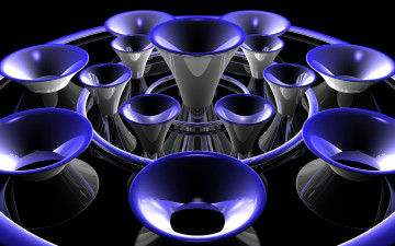 Картинка horns 3д графика fantasy фантазия объем