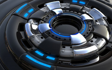 Картинка machine 3д графика modeling моделирование узор краски