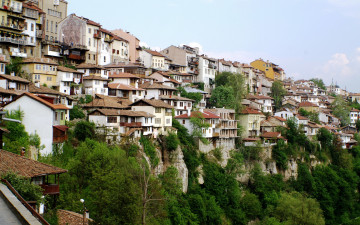 Картинка veliko tarnovo bulgaria города панорамы здания