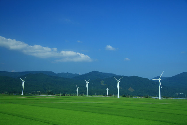 Обои картинки фото разное, мельницы, ветряки