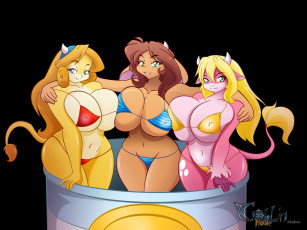 Картинка рисованные животные сказочные мифические кастаники