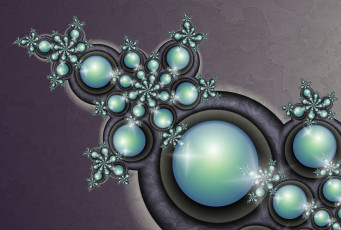 Картинка 3д графика fractal фракталы узор фон