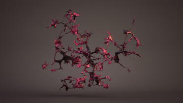 Картинка 3д графика abstract абстракции брызги