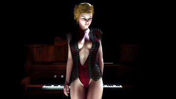 Картинка 3д графика people люди девушка взгляд