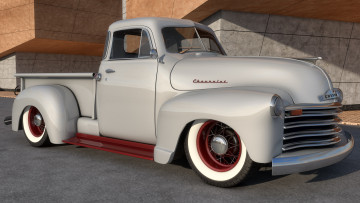 Картинка автомобили 3д chevrolet 1951