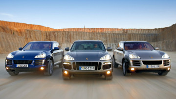 Картинка porsche cayenne turbo автомобили спортивные элитные dr ing h c f ag германия