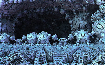 Картинка 3д графика fractal фракталы узор