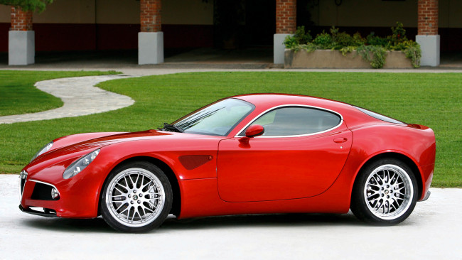 Обои картинки фото alfa, romeo, 8c, competizione, автомобили, fiat, group, легковые, automobiles, s, p, a, италия