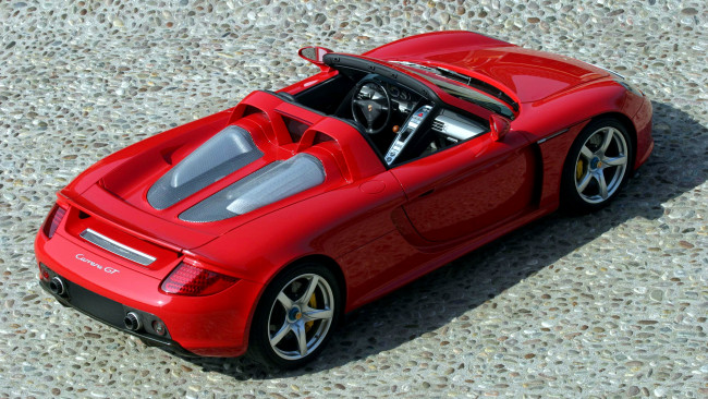 Обои картинки фото porsche, carrera, gt, автомобили, германия, спортивные, элитные, dr, ing, h, c, f, ag