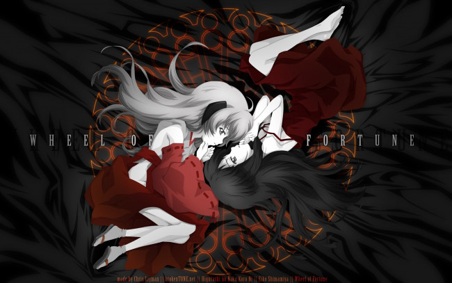 Обои картинки фото аниме, higurashi, no, naku, koro, ni, волосы, девушки, furude, rika, hanyuu