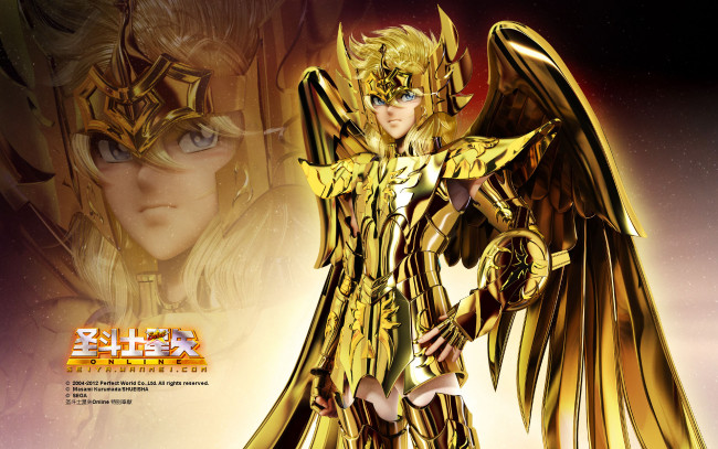 Обои картинки фото видео, игры, saint, seiya, online, доспехи