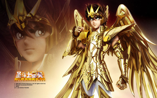 Обои картинки фото видео, игры, saint, seiya, online, доспехи
