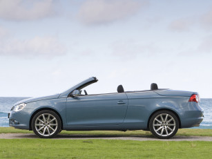 Картинка автомобили volkswagen синий au-spec eos