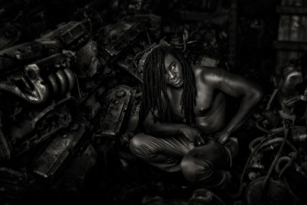 Картинка мужчины -+unsort техно чернокожий парень