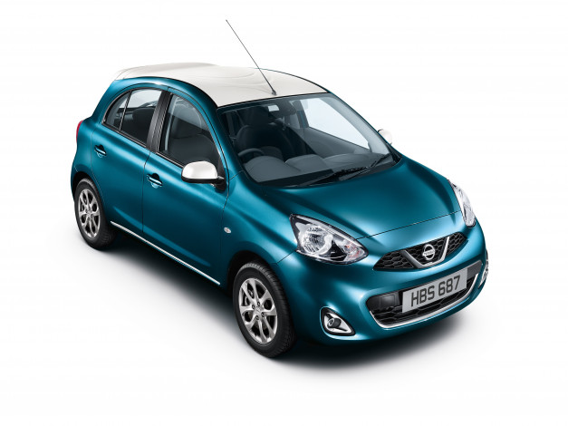Обои картинки фото 2014 nissan micra limited edition, автомобили, nissan, datsun, синий, micra, тюнинг