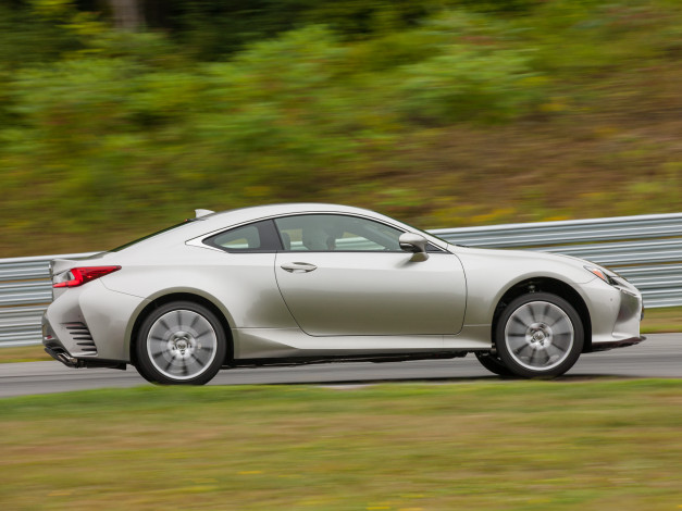 Обои картинки фото автомобили, lexus, светлый, 2014г, rc, 350