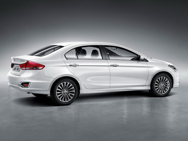 Обои картинки фото автомобили, suzuki, 2014г, alivio, светлый