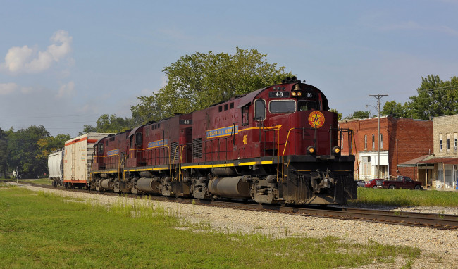 Обои картинки фото техника, поезда, дорога, железная, состав, локомотив, рельсы