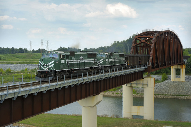 Обои картинки фото техника, поезда, железная, дорога, рельсы, локомотив, состав