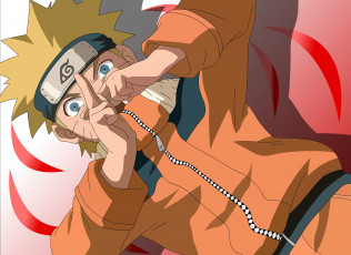 Картинка аниме naruto uzumaki фон взгляд мальчик