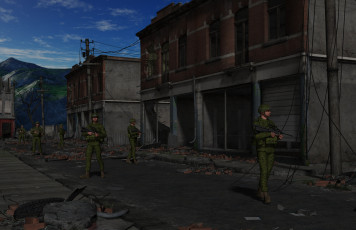 Картинка 3д+графика фантазия+ fantasy оружие солдаты