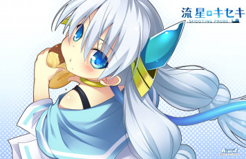 Картинка аниме unknown +другое булка фон еда девушка взгляд