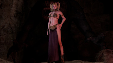 Картинка 3д+графика люди+ people взгляд фон девушка