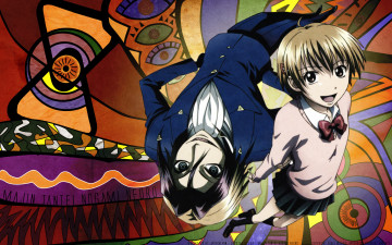 обоя аниме, majin tantei nogami neuro, majin, tantei, nougami, neuro, девушка, katsuragi, yako, демон, арт