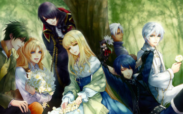 Картинка аниме unknown +другое цветы друзья edel blume