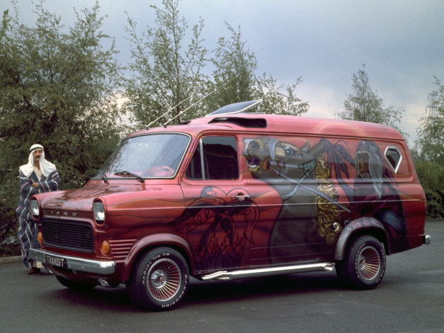 Обои картинки фото автомобили, custom van`s, ford