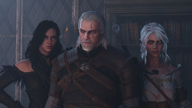 Обои картинки фото 3д графика, фантазия , fantasy, взгляд, девушки, мужчина, фон