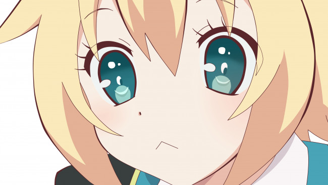 Обои картинки фото аниме, unknown,  другое, девушка, взгляд, фон