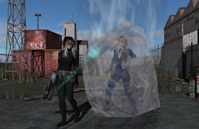 Обои картинки фото 3д графика, фантазия , fantasy, фон, взгляд, девушка