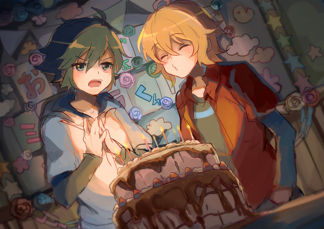 Обои картинки фото аниме, owari no seraph, ю, мика, дети, последний, серафим, арт