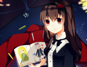 Картинка аниме ib девочки