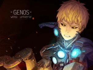 Картинка аниме one+punch+man генос