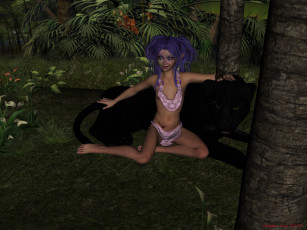 обоя 3д графика, эльфы , elves, фон, взгляд, эльфийка