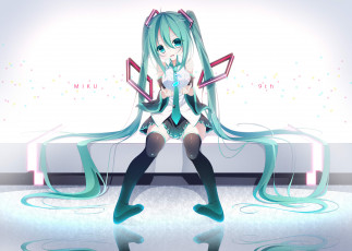 Картинка аниме vocaloid hatsune miku