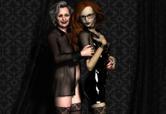 Картинка 3д+графика люди+ people девушка взгляд фон княжна