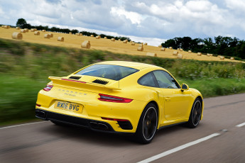 Картинка автомобили porsche 991 uk-spec coupe turbo 911 2016г