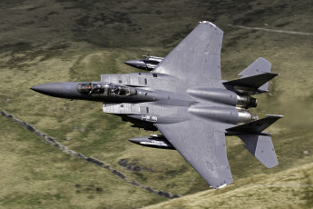 Картинка f-15e авиация боевые+самолёты истребитель