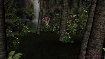 Картинка 3д+графика эльфы+ elves взгляд эльфийка фон