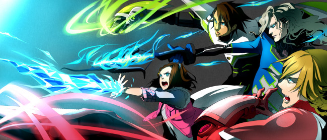 Обои картинки фото аниме, tiger and bunny, барнаби, каэде, котецу, лунатик