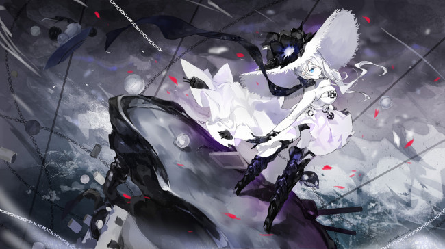 Обои картинки фото аниме, kantai collection, harbour, summer, princess