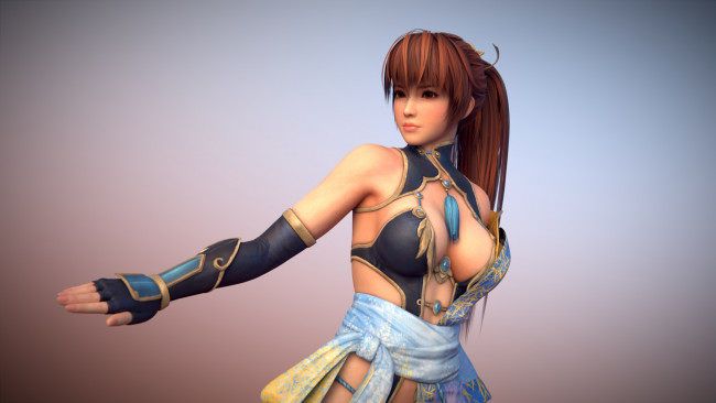 Обои картинки фото 3д графика, люди , people, девушка, фон, взгляд