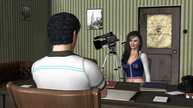 Обои картинки фото 3д графика, люди , people, фон, взгляд, девушка