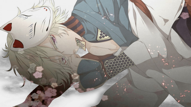 Обои картинки фото аниме, tiger and bunny, иван, оригами, циклон, герой