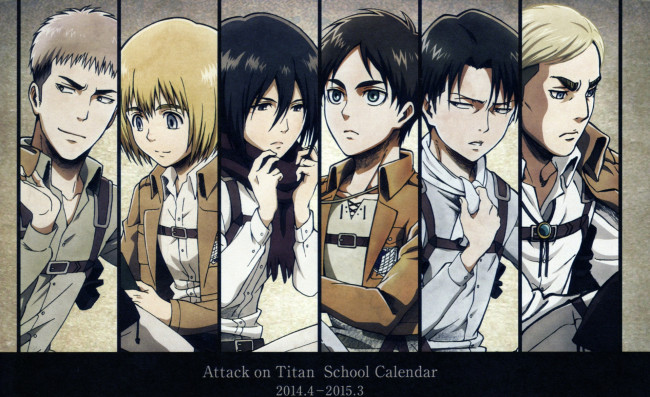 Обои картинки фото аниме, shingeki no kyojin, shingeki, no, kyojin