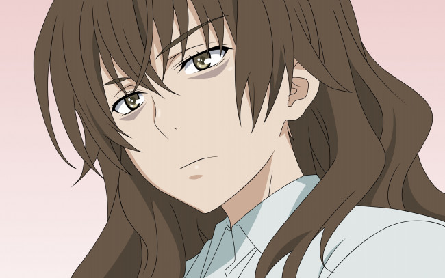 Обои картинки фото аниме, toaru majutsu no index, взгляд, девушка, фон